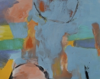 Black Mark, 11in x 14in, Oil on panel, 2026