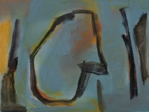 Message, 9in x 12in, Oil on panel, 2026