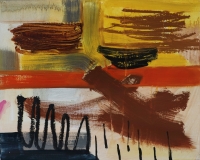 Perimeter 6, 16in x 20in, Oil on board, 2026