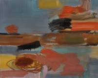 Perimeter 8, 16in x 20in, Oil on board, 2026