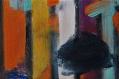 Escape, 4in x 6in, Oil on panel, 2025