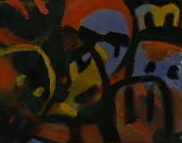CROWDED-ELEVATOR-11-x-14-OIL-PANEL-2025-10520