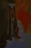 Hound-oil-on-panel-8in-x-4in-2024-10398
