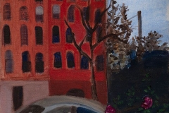 Near Third Street, oil on canvas board, 8in x 10in, 2021