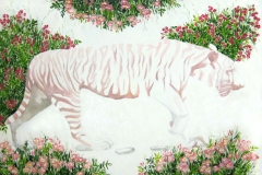 White Tiger, oil on canvas, 54in x 72in, 2009